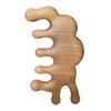 FOMIYES Wooden Wide Tooth Massage Comb Natural Hair Care Tool for Scalp Relaxation Circulation for Home Travel Use for Friends Family view 1