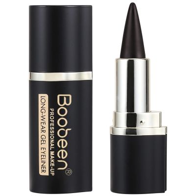 Boobeen Eyeliner Pencil - Black Gel Pen - Quick Drying Formula - Waterproof Smudge-proof All Day Makeup - Long Lasting Create Statement Eye Look (Brown)