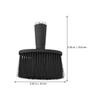 KALLORY 2pcs Hair Salon Broken Hair Cleaning Brush Kit Soft Neck Duster Removal for Home Barber Shop Use Easy to Clean Material view 2