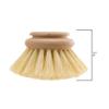 Redecker Dish Brush Replacement Heads, Tampico Fiber, 2 Inch Round, 2 Pack Wooden Brush Refills for Dishes & Cookware, Made in Germany view 3