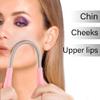 2 Spool x 300m with Hair Remover Spring for Women Organic Cotton Eyebrow Threading Thread Dermaplaning Epilator Tool for Upper Lip Chin Forehead ibrow Hair Removal view 4