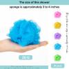 CHENGU 80 Pcs Loofah Bulk Sponge Bath Sponges for Shower Bath Luffa Bulk Pouf Shower Puff Wash Body Pouf Mesh Loofah Exfoliating Body Scrubber for Baby Women Men, 20g (Mixed Colors) view 2