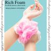 CHENGU 80 Pcs Loofah Bulk Sponge Bath Sponges for Shower Bath Luffa Bulk Pouf Shower Puff Wash Body Pouf Mesh Loofah Exfoliating Body Scrubber for Baby Women Men, 20g (Mixed Colors) view 3