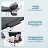 Massage Table Portable Massage Bed Lash Bed Spa Bed 3 Folding Aluminum Height Backrest Adjustable Tattoo Solon Lightweight with Carry Case, Black view 3