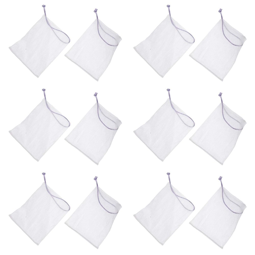 Beavorty 40pcs Handmade Soap Pouch Foaming Net for Bubbles for Bathing Shower Facial Cleansing Products Random Hanging Rope Colors
