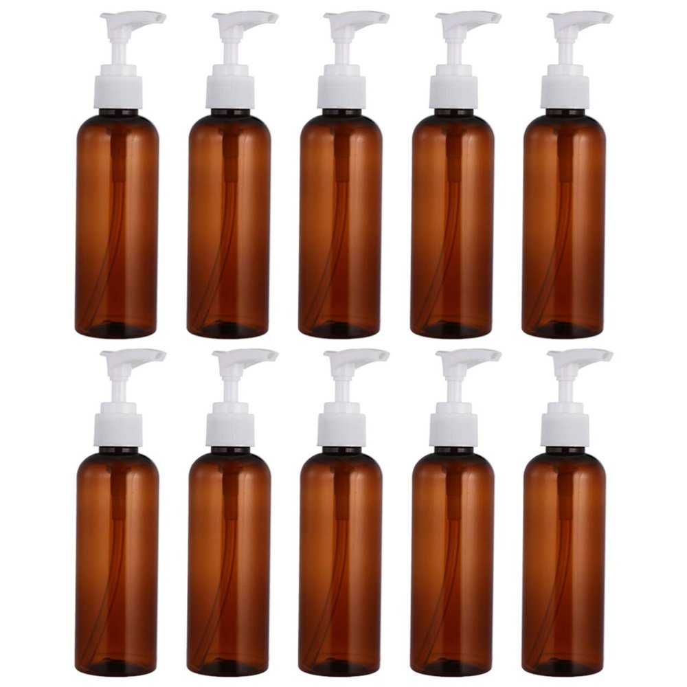 Beavorty 100ml Lotion Bottles Pump Travel Size Shampoo Dispenser for Camping Outdoor Business Trip