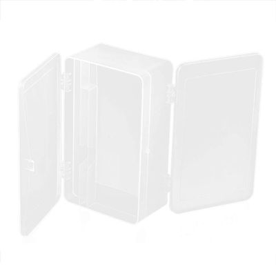 Beavorty Double Layer Containers Manicure Tool Organizer Lacquer Storage Box Portable