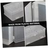 Beavorty Double Layer Containers Manicure Tool Organizer Lacquer Storage Box Portable view 4