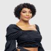 VANESSA VIXEN Human Hair Collection Wigs Short Length Curly Wavy Style - HJH DALAN (SP1B/530) view 1