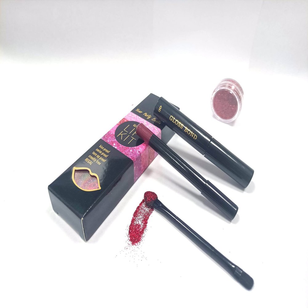 Glitter Lip Kit (Red