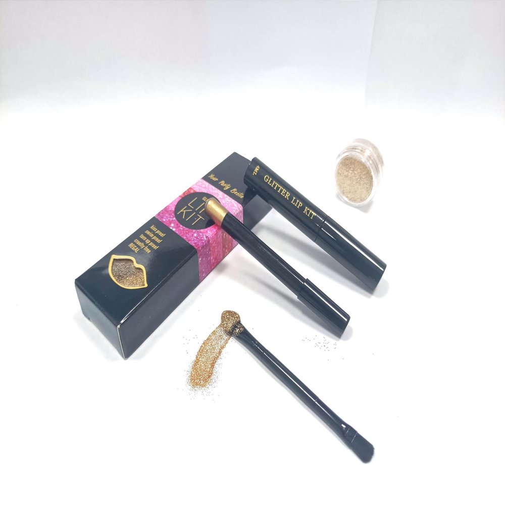 Glitter Lip Kit (Gold