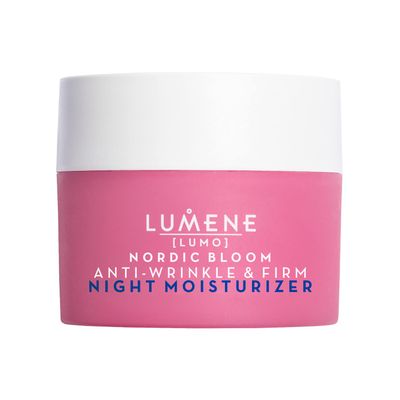 Lumene [Lumo Nordic Bloom Anti-Wrinkle + Firming Night Cream - Hydrating Face Moisturizer for Visibly Firmer, Radiant & Smooth Skin - Formulated with Pre-Retinol Complex + Lingonberry Extract (50ml)