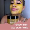 Minimo Glow (Citrus Peach) Turmeric Face Scrub, Heart Applicator Included 5 oz - No Mix, Ready to Apply view 2