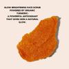 Minimo Glow (Citrus Peach) Turmeric Face Scrub, Heart Applicator Included 5 oz - No Mix, Ready to Apply view 4