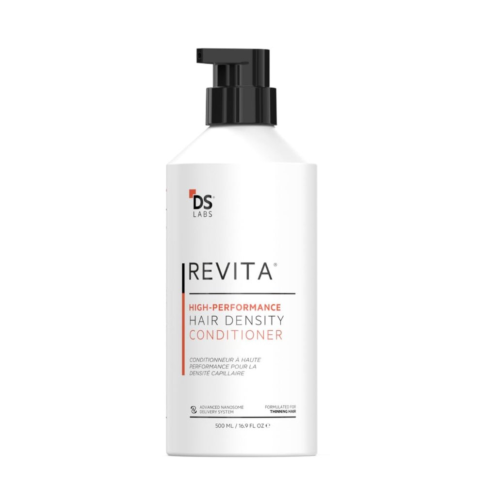 DS Labs Revita Conditioner, 500 mL  Scalp Refreshing Hydration for Fuller Looking, Weightless Hydration, Caffeine, Turmeric, Sulfate & Silicone Free, Color Safe, For Men & Women