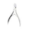 Rikans Professional Cuticle Clippers for Nails  Razor Sharp Cuticle Trimmer Tool  Durable Stainless Steel Cuticle Clippers for Adults  Ergonomic Non-Slip Handle for Fingernails & Toenails (Silver) view 2