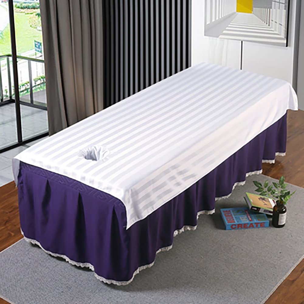 Retro Beauty Salon Massage Table Bed Sheet Traditional Creative Spa Body Bed Sheet Exquisite Bed Sheet for Beauty Salon for Salon Massage Bed Set Beauty Salon Massage Parlor-C L190xw115cm