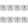 FOMIYES 10pcs Frosted Glass Cream Storage Bottles Portable Cosmetic Containers for Lotions Creams and Ointments for Travel and Daily Use view 1