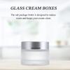 FOMIYES 10pcs Frosted Glass Cream Storage Bottles Portable Cosmetic Containers for Lotions Creams and Ointments for Travel and Daily Use view 3