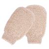 Pack of 3 Bath Shower Gloves Mitts for Exfoliating and Body Scrubber, Bamboo Fiber Bath Spa Shower Scrubber Loofah, Eco Friendly Exfoliating Tool view 1