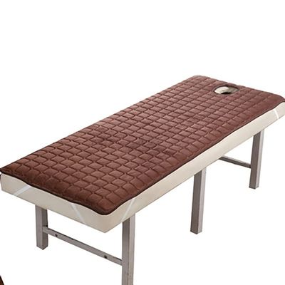 Exquisite Salon Bed Cover Light Luxury Beauty Salon Massage Table Bed Sheet Stylish Massage Bed Sheet with Face Breath Hole for Salon Massage Bed Set Beauty Salon Massage Parlor-7 L190xw80cm