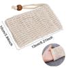 10 Pack Ramie Soap Bags Mesh Soap Exfoliating Bag Pouch Soap Saver Exfoliating Bath Bag with Drawstring for Bath view 2