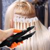 Lanties Hair Extensions Iron Fusion Keratin Hair Extensions Heat Tool Heat Connector Wand with Fusion Glue Protector Template Hair Clip Finger Protector 2 Bag Keratin Glue Granule Bead(Black) view 4