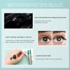 2 Pack 2 in 1 Mascara 5x Longer Waterproof Lash Cosmetics Natural Lengthening and Thickening Effect No Clumping Superstrong Magic 4d Silk Fiber For Vibely Mascara Makeup (2 Pack) view 4