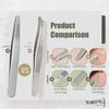 Abdul of Sialkot Eyebrow Tweezer Set for Women & Men Professional Slant and Pointed Tweezers Set with Case Precision Tweezers Kit for Facial Hair, Splinter and Ingrown Hair Removal(Sliver4 piece) view 2