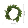 Lurrose Simulated Olive Leaf Wreath Lightweight Greenery Headband for Women Bridal Party Photo Prop Hair Accessory view 4
