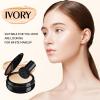 Mushroom Head Air Cushion CC Cream Strong Concealer, Moisturizing BB Cream Makeup Base Primer Even Skin Tone for All Skin Types, Face Makeup Cushion Foundation Long Lasting (Ivory) view 3