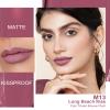 Oulac Matte Liquid Lipstick Mauve Pink Lip Gloss for Women, Long Lasting Lipstick Waterproof, No Transfer, Creamy High Pigmented Formula with Rose Oil, Vegan & Cruelty-Free, M13 view 2