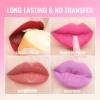 Oulac Matte Liquid Lipstick Mauve Pink Lip Gloss for Women, Long Lasting Lipstick Waterproof, No Transfer, Creamy High Pigmented Formula with Rose Oil, Vegan & Cruelty-Free, M13 view 4
