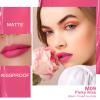 Oulac Matte Liquid Pink Lipstick for Women, Long Lasting Lipstick Waterproof Lip Stain, No Transfer, Creamy High Pigmented Formula with Rose Oil, Vegan & Cruelty-Free, Pink M09 view 2