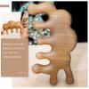 FOMIYES Wooden Scalp Care Comb Anti-static Massage Tool for Blood Circulation Relaxation Wide Tooth Design for Headache Relief Present for Family and Friends view 2