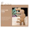 FOMIYES Wooden Scalp Care Comb Anti-static Massage Tool for Blood Circulation Relaxation Wide Tooth Design for Headache Relief Present for Family and Friends view 4