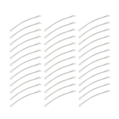 Beaupretty 100pcs Girls Metal Hairpin Clip Bows for White Barrette Adorable Pins Simple Bobby Pin Set Hair Accessories