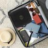 MOMIRA Travel Makeup Bag Cosmetic Bag Makeup Organizer Bag with Lighted Mirror, Adjustable Brightness in 3 Color Scenarios, Waterproof Makeup Train Case, Gift for Women - Black view 2