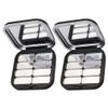 Beaupretty 2pcs Empty Lipstick Palette DIY Lipstick Lip Balm Blusher Containers Refillable Makeup Eyeshadow Storage Case Box with Mirror view 1