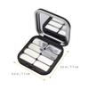 Beaupretty 2pcs Empty Lipstick Palette DIY Lipstick Lip Balm Blusher Containers Refillable Makeup Eyeshadow Storage Case Box with Mirror view 2