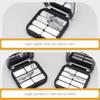 Beaupretty 2pcs Empty Lipstick Palette DIY Lipstick Lip Balm Blusher Containers Refillable Makeup Eyeshadow Storage Case Box with Mirror view 4