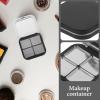 Beaupretty Empty Lipstick Palette Magnetic Eyeshadow Palette Makeup Foundation Blush Container with Mirror for Women Girls Black view 4
