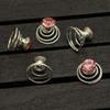 20 Pcs Wedding Bridal Spiral Hair Pins Shiny Rhinestone Spiral Twist Hairpins Swirl Hair Twists Coils Hair Clips view 2