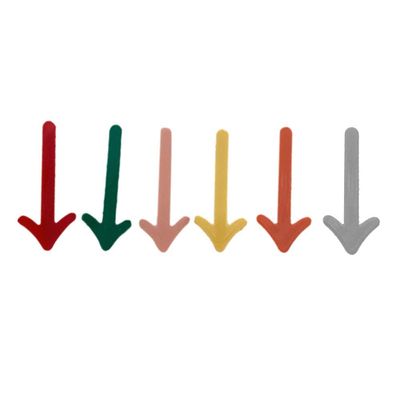6 Pcs Colorful Arrow Shape Hair Barrettes Duckbill Hairpins Alligator Hair Clips Bobby Hair Pins