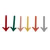 6 Pcs Colorful Arrow Shape Hair Barrettes Duckbill Hairpins Alligator Hair Clips Bobby Hair Pins view 1
