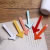 6 Pcs Colorful Arrow Shape Hair Barrettes Duckbill Hairpins Alligator Hair Clips Bobby Hair Pins view 2