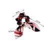 4 Pcs Bowknot Hair Scrunchies Chiffon Elastic Ponytail Holder Floral Hair Scrunchy Ropes Rabbit Bunny Ear Hair Bands Scarf Hair Ties view 2