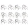 12 Pcs Swirl Hair Twists Coils Hair Clips Wedding Bridal Spiral Hair Pins Rhinestone Pearl Metal Spiral Twist Hairpins view 2