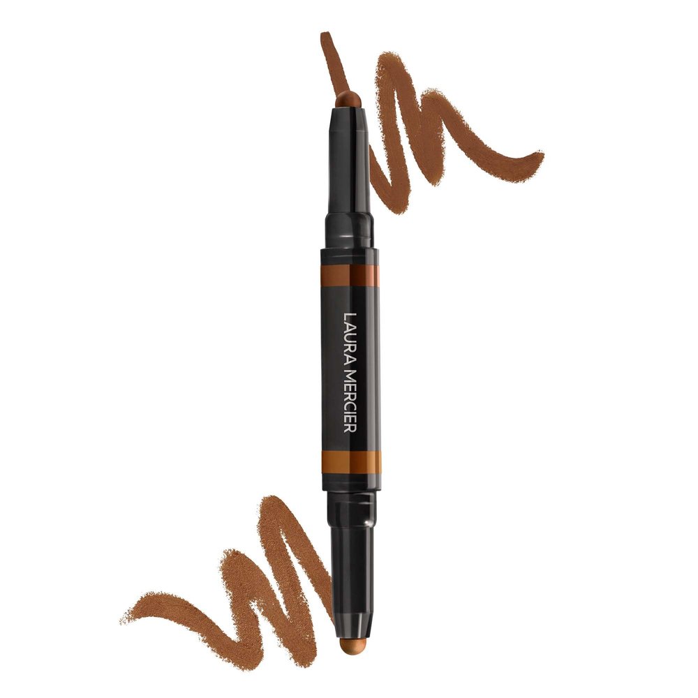 Laura Mercier Secret Camouflage Brighten and Correct Duo, 2-in-1 Face and Under Eye Concealer Stick, Blurs Imperfections and Reduces Appearance of Undereye Dark Circles, Full Coverage, 6W