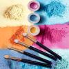 UorPoto Eyeshadow Applicators Double Sided Sponge Tip Foam Reusable20Pcs Professional Organic Long Handle Washable Makeup Eye Shadow Brush Set view 2